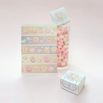 紙膠帶 馬林糖兔 / 漸層派對