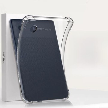 適用Kobo Libra2保護套Clara2E樂天kobolibra2e透明7英寸sage閱讀器clara電子書6氣囊Elipsa防摔nia硅膠軟殼