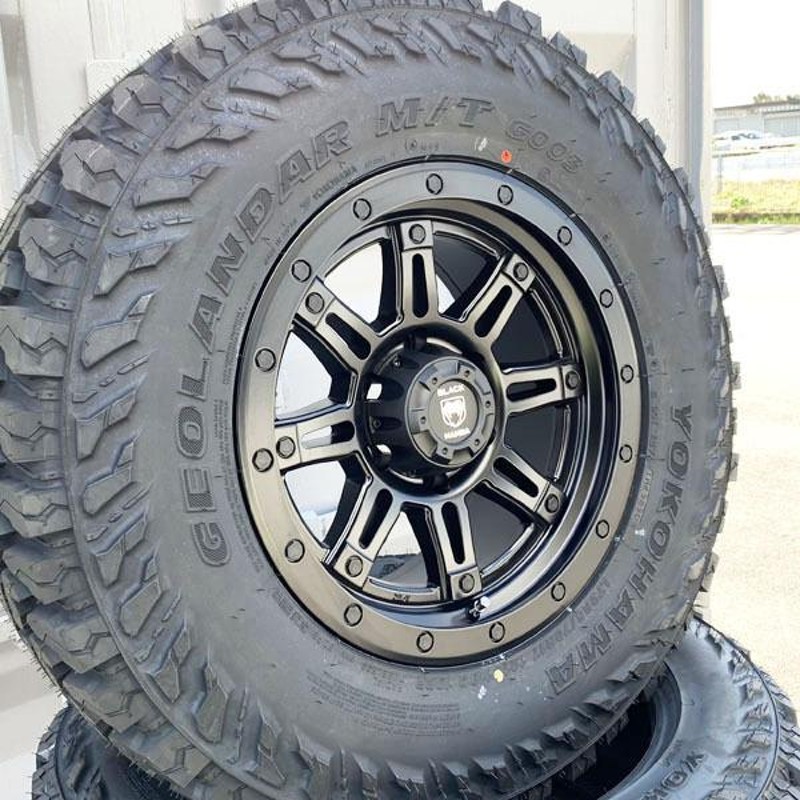 FJクルーザー 新品 17インチ タイヤホイールセット ヨコハマ ジオランダー MT G003 ブラックマンバ 265/65R17 265/70R17  285/70R17 | LINEショッピング