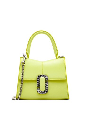 Marc Jacobs - The Mini St. Marc top-handle bag - women - Polyurethane/Leather - One Size - Green