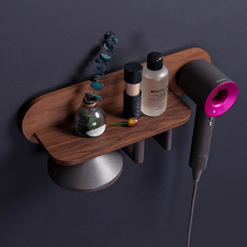 素風生活適用Dyson戴森吹風機支架免打孔掛架置物架壁掛收納架