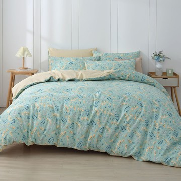 鴻宇 HongYew - 雙人特大床包枕套組 100%精梳棉 純棉-夏娜