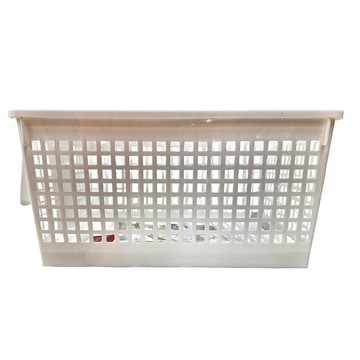 KEYWAY 聯府 櫥櫃手把深型收納籃 2件組  大 (33.6 x 19.5 x 14.6cm)  白色  1組