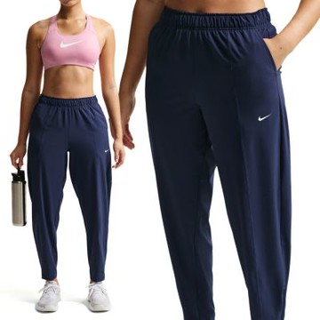 Nike As W Nk One Df Wvn Pant 長褲 女款 深藍色 拉鍊縮口 運動 IQ0341-410