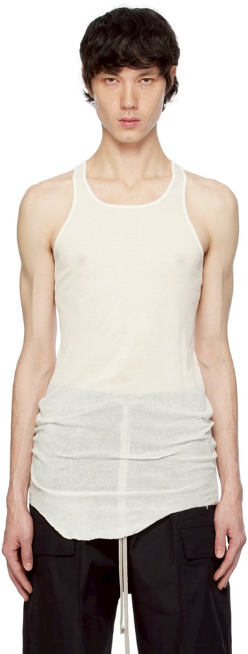 Rick Owens 灰白色 Basic 背心