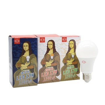 旭光 【照明】【8入組】LED燈泡 13W 白光 黃光 自然光 E27 全電壓 LED 球泡燈