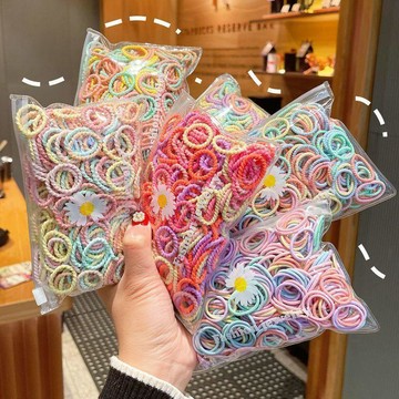 🍭臺灣出貨🍭兒童皮筋寶寶發繩髮圈不傷發高彈力嬰幼兒拇指圈扎頭髮橡皮筋頭繩 寶寶髮圈 小髮圈 拇指髮圈 幼兒髮圈 女童