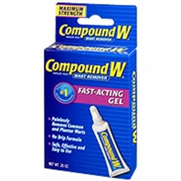 Wart Remover Compound W 17% Strength Gel 0.25 oz. 1 Each by Compound W
