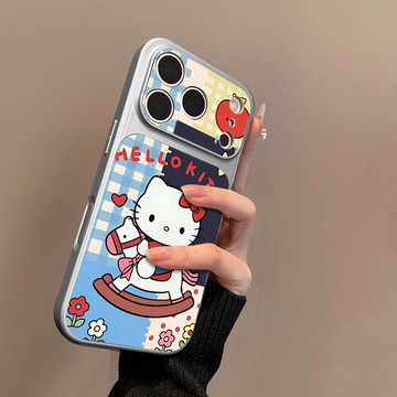 凱蒂貓適用蘋果17手機殼小羊皮蘋果16保護套15新14外殼13/12