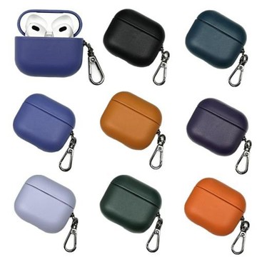 跨境AirPodspro3保護套皮革蘋果藍牙耳機套歐美airpods2/4保護殼