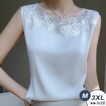 【LANNI 藍尼】★夏季背心蕾絲上衣(T恤/休閒/氣質)