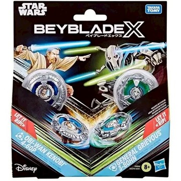 【超萌行銷】代理版 戰鬥陀螺X 星際大戰 BX-00 歐比王4-60P VS 葛里維斯將軍3-80HN