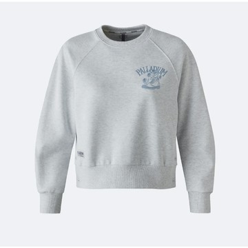 【PALLADIUM】女裝 長袖 灰 LOGO 刺繡 1911721040
