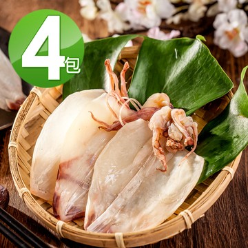 【華得水產】小卷乾4包組(約12~15隻/200g/包)