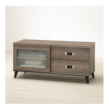 【MUNA 家居】莫可灰橡色4尺電視櫃/長櫃