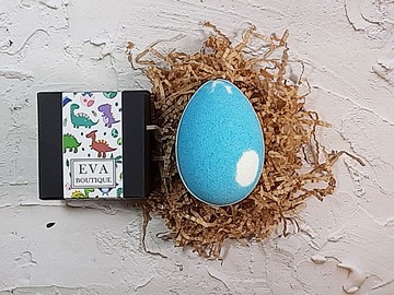 兒童節禮物 EVA原創雙胞胎恐龍蛋泡澡球(單入)