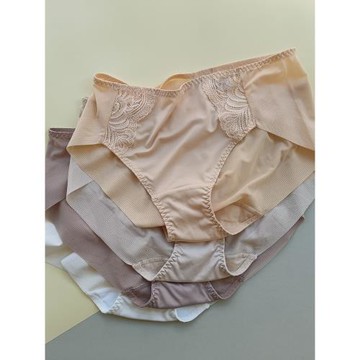 出口韓國專柜品牌女士內褲 舒適牛奶絲無痕包臀速干褲純襠三角褲