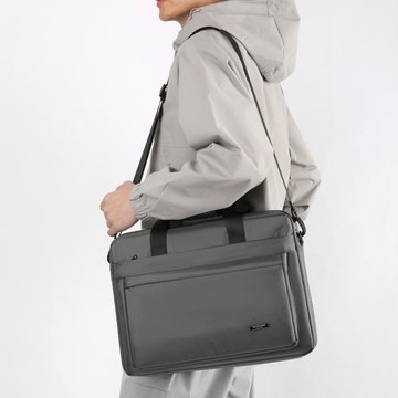 男包電腦包2025春季新款單肩包橫版大容量商務休閑斜挎手提包男包