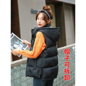 羽絨棉馬甲女2025年秋冬新款外穿百搭馬夾韓版面包服坎肩背心外套