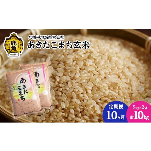 ふるさと納税 秋田県 鹿角市 令和5年産 あきたこまち 玄米 10kg × 10ヶ月連続発送●2023年11月中旬発送開始　新米 米 秋田…