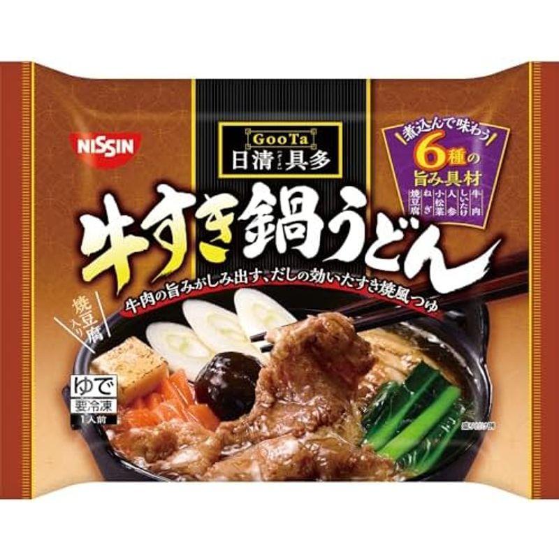 冷凍食品 日清食品 日清具多 牛すき鍋うどん 298g×7個