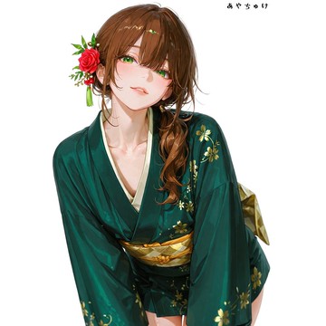 【12月新品】07-109-0025 人物貼紙 性感和服女孩