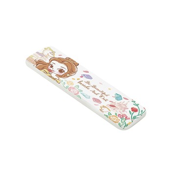 台灣製造 正版授權 迪士尼 公主系列 珪藻土洗漱墊_橫-Q版貝兒_廠商直送