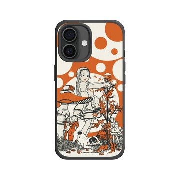 iPhone 16 SolidX 黑 - The British Library - 愛麗絲的多彩仙境