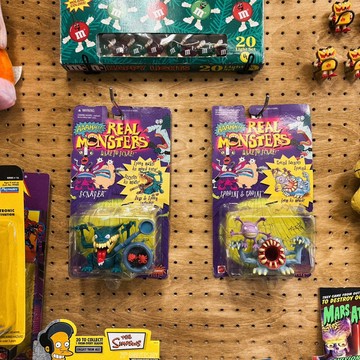 𝗈𝗅𝖽𝗍𝗈𝗒𝗌𝗍𝖺𝗍𝗂𝗈𝗇 1990s 啊啊啊 REAL MONSTER 吊卡 全新品 老玩具 模型公仔擺飾收藏