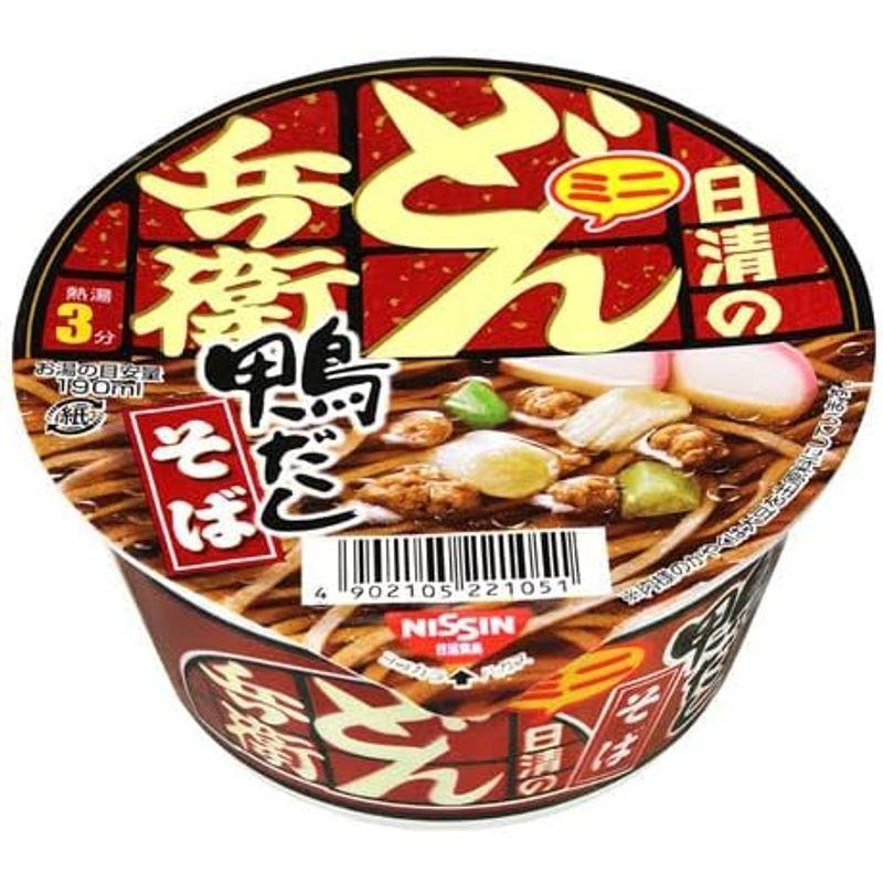 日清食品 どん兵衛 鴨だしそばミニ 46g×6個