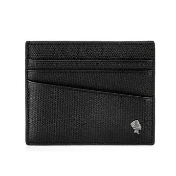【PORTER INTERNATIONAL】簡約時尚 LOGIC系列 真皮卡夾(黑色)
