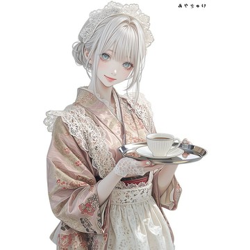 【9 月新作】07-142-0106 人物貼紙 幻想復古浪漫茶館