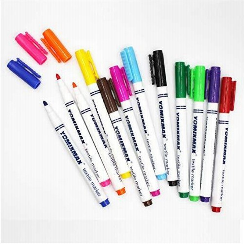 布ペン 12色セット 布用ペン 布用染色ペン 布描き用ペン 布描きマーカー 手作り ハンドメイド 布用マーカー 通販 Lineポイント最大get Lineショッピング