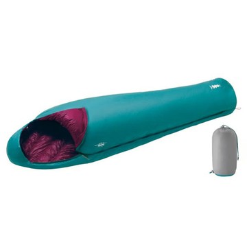 MONT-BELL SEAMLESS DOWN HUGGER 800#3 極品級彈性貼身超保暖羽絨睡袋(女性專用款)/ 1121414 TQ 松石藍
