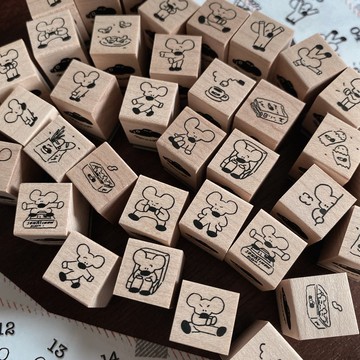 迷你印章 (全20款) // 可挑款