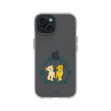 iPhone 15 Clear 透明 - Disney - Lion King 迪士尼-獅子王 - 獅子王 Le Roi lion - Simba et Nala