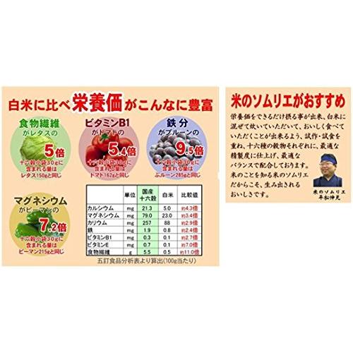 雑穀米　「十六穀」　国産品のみを使用　５００ｇ　業務用