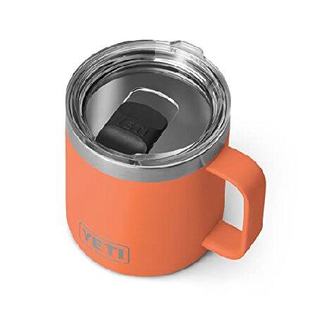 YETI Rambler 14 oz Mug, Vacuum Insulated, Stainless Steel with MagSlider Lid, High Desert Clay並行輸入