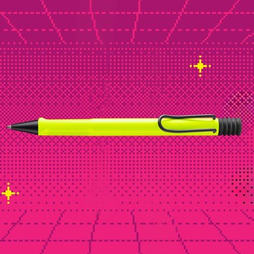 【雷雕刻字2026】LAMY 原子筆 限量獨家 / SAFARI / 霓虹黃