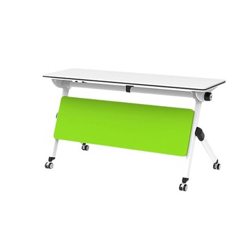 折疊培訓桌桌椅組合會議桌辦公多功能可移動拼接長條桌課室員工桌[DD030109]