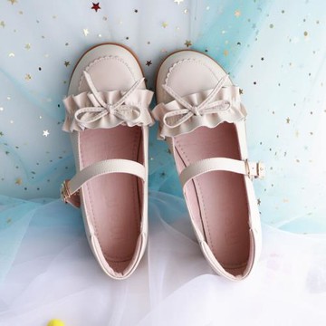 可愛洛麗塔小皮鞋女學生軟妹鞋甜美少女單鞋圓頭娃娃鞋淺口仙女鞋