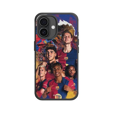 iPhone 16 SolidX 黑 - FC Barcelona - Team 1
