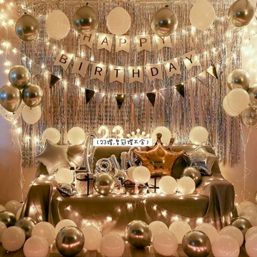 ❤隔日到貨❤  生日 生日佈置 慶生 派對 派對佈置 生日拉旗 氣球 數字 數字氣球  氣球佈置 佈置 拉旗 生日拉旗