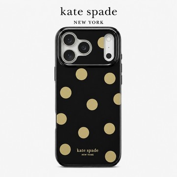 【kate spade】iPhone 18系列 精品磁吸防摔殼 金屬點點