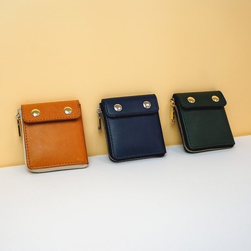 Seizen 極簡短夾 真皮短夾/皮夾/錢包 可客製燙金/壓印