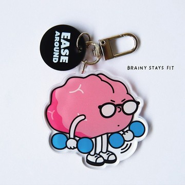 鑰匙圈 - BRAINY STAYS FIT