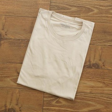 酷寶外貿 輕磅正肩短袖T恤男潮圓領大地色打底衫美國純棉嘻哈上衣