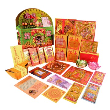 [家速配]【祭祀用品】富山檀香普渡公平安發財包