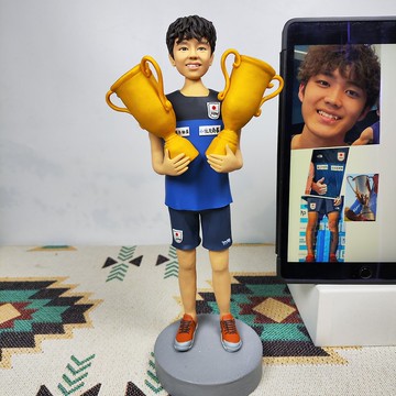 客制化人物公仔 人偶 3D人像畫 似顏繪 肖像 定制 生日 紀念 獎盃