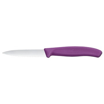 (預購) Victorinox 瑞士維氏 經典鋸齒削皮刀-葡萄紫 約19公分 (VI742)